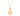 GOLD MEN'S WEIGHTLIFTING PENDANT
