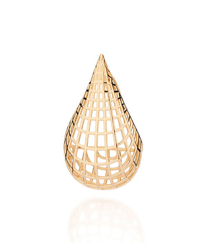 GOLD WATER DROPLET PENDANT