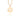 GOLD HOLLOW BUTTERFLY MEDAL PENDANT