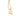 GOLD FOLLOW YOUR HEART PENDANT