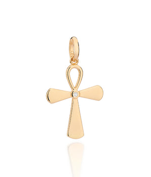 GOLD CROSS PENDANT