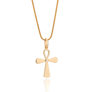 GOLD CROSS PENDANT