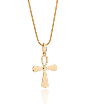 GOLD CROSS PENDANT