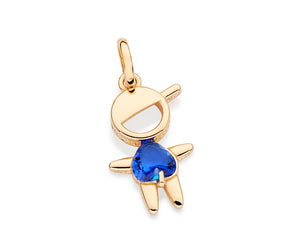 GOLD COLORFUL BOY PENDANT