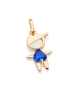 GOLD COLORFUL BOY PENDANT