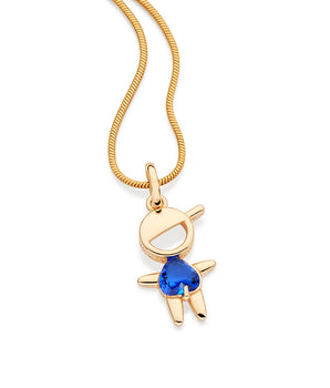 GOLD COLORFUL BOY PENDANT