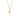 GOLD DANGLY HEART PENDANT