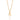 GOLD DANGLY HEART PENDANT