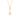 GOLD OUR LADY REVEALED DAINTY PENDANT