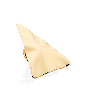 GOLD TIME CAPSULE BROOCH
