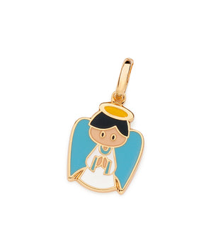 GOLD ANGEL GABRIEL PENDANT