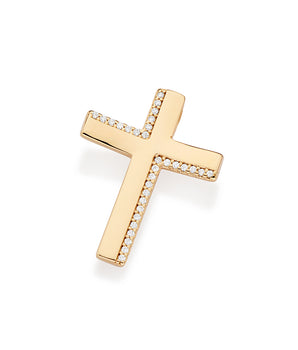 GOLD PLATED PENDANT WITH ZIRCONIA