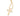 GOLD PLATED PENDANT WITH ZIRCONIA