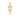 GOLD STANDING GIRL PENDANT