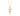 GOLD STANDING GIRL PENDANT