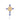 GOLD BLUE OUR LADY REVEALED CROSS PENDANT