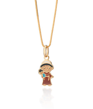 GOLD SAINT ANTHONY PENDANT