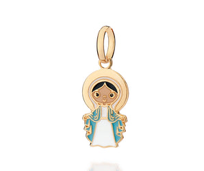 GOLD OUR LADY OF GRACE PENDANT