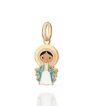 GOLD OUR LADY OF GRACE PENDANT