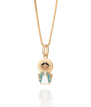 GOLD OUR LADY OF GRACE PENDANT