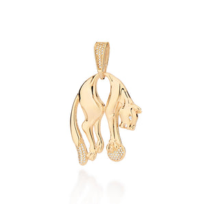 GOLD PANTHER PENDANT