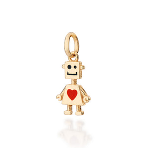 GOLD LOVEBOT PENDANT
