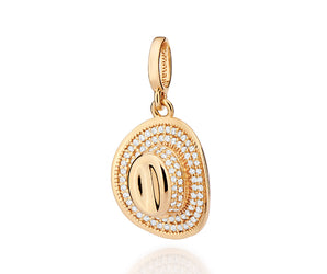GOLD RIDER'S COWBOY HAT PENDANT