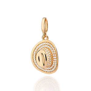 GOLD RIDER'S COWBOY HAT PENDANT