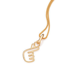 GOLD THE K HEART PENDANT