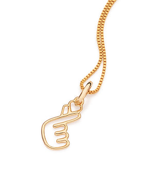 GOLD THE K HEART PENDANT