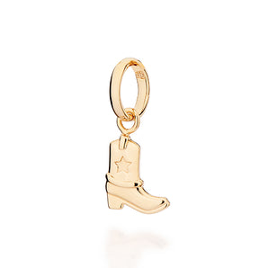 GOLD WESTERN TRAIL PENDANT
