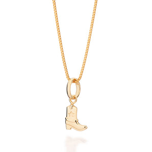 GOLD WESTERN TRAIL PENDANT