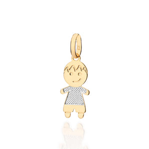 DUO TONE BOY PENDANT