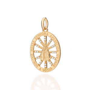 GOLD OUR LADY REVEALED PENDANT
