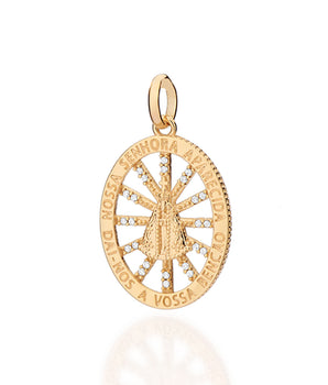 GOLD OUR LADY REVEALED PENDANT