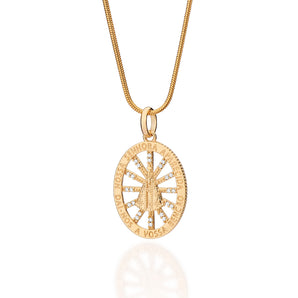 GOLD OUR LADY REVEALED PENDANT