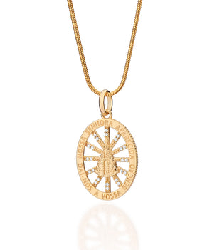 GOLD OUR LADY REVEALED PENDANT