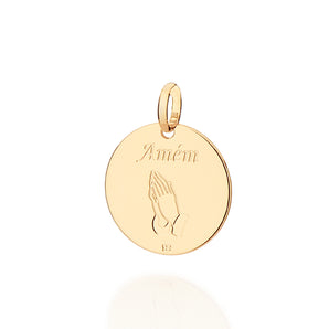 GOLD JOHN 14:6 PENDANT