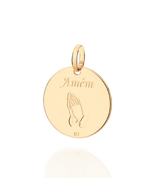 GOLD JOHN 14:6 PENDANT