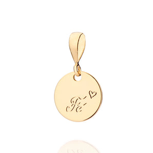 GOLD FAITH CIRCLE PENDANT