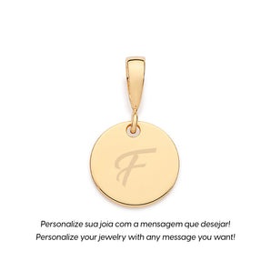 GOLD FAITH CIRCLE PENDANT