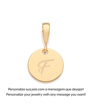 GOLD FAITH CIRCLE PENDANT
