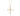 GOLD LIGHT CROSS PENDANT