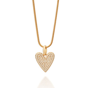 GOLD IMPERIAL HEART PENDANT