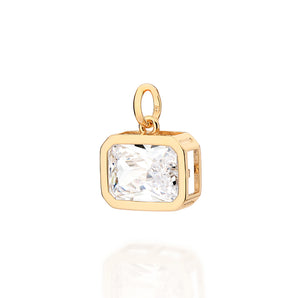 GOLD ETERNITY OCTAGON PENDANT