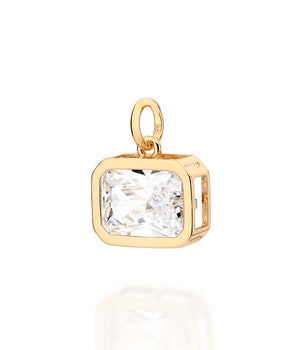 GOLD ETERNITY OCTAGON PENDANT