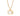 GOLD ETERNITY OCTAGON PENDANT