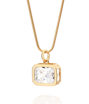 GOLD ETERNITY OCTAGON PENDANT
