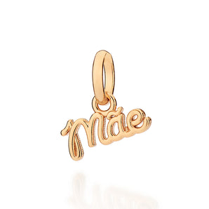 GOLD MÃE (MOM) SCRIPT PENDANT
