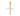 GOLD FAITH AND GRACE CROSS PENDANT